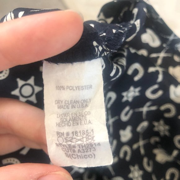 Western Print Button Up - Picture 5 of 8